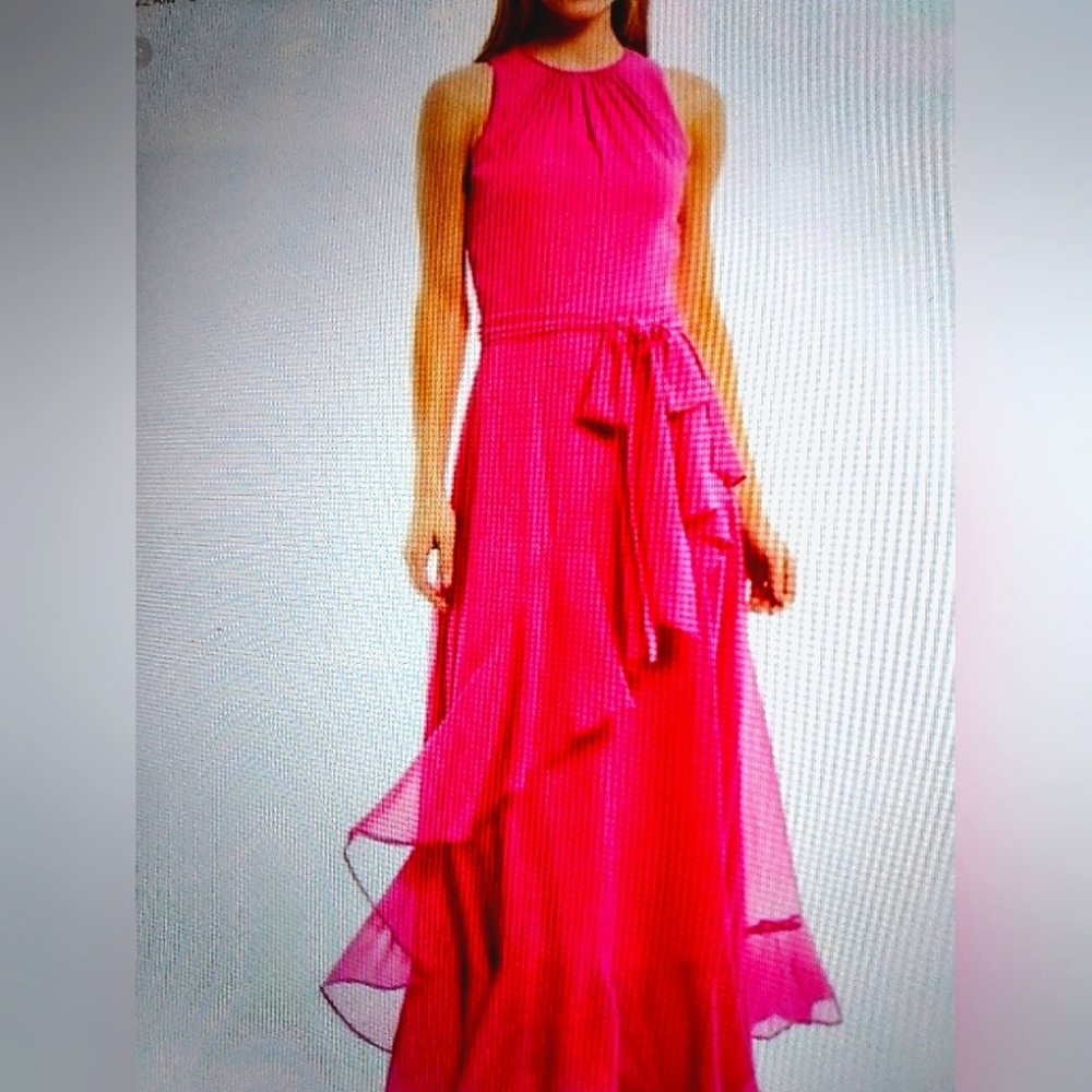 Alex  Marie pink maxi women's gown dress